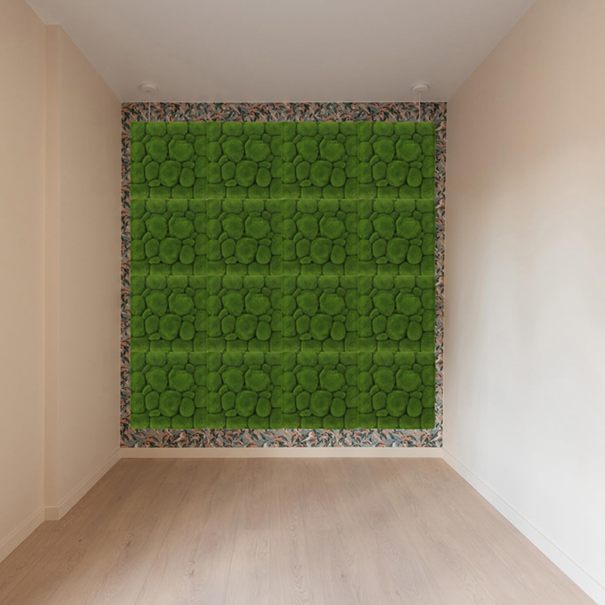 3 Stück Künstliche Moos Schaumstoffplatten 30x30cm Dekoratives Wandmoos Leichtes Kunstmoos für Selbstgemacht Wanddekoration Vielseitig für Innenbereich und Hochzeiten