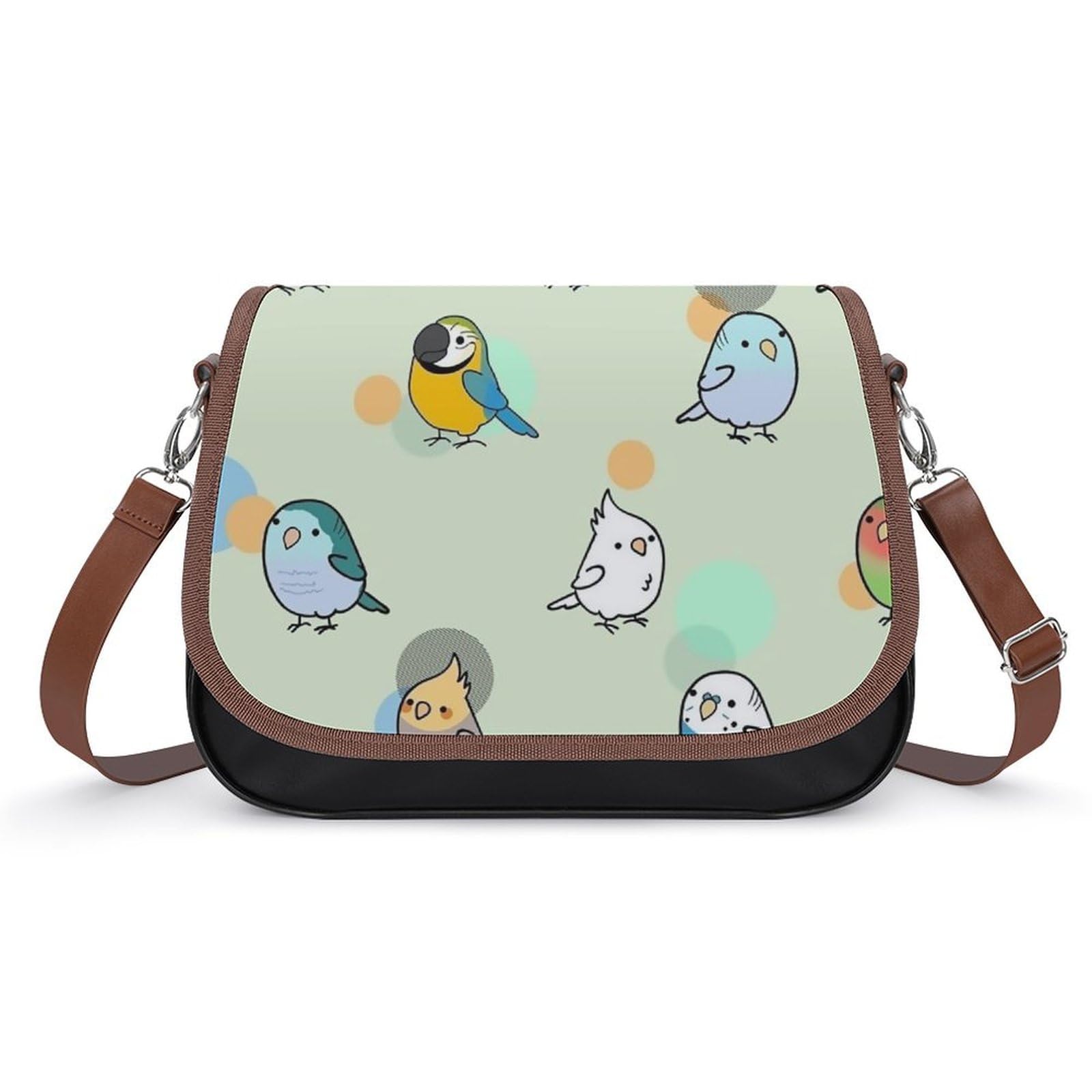 Amazon.co.jp: カラフル オウム コンゴウインコ ショルダーバッグ PU 