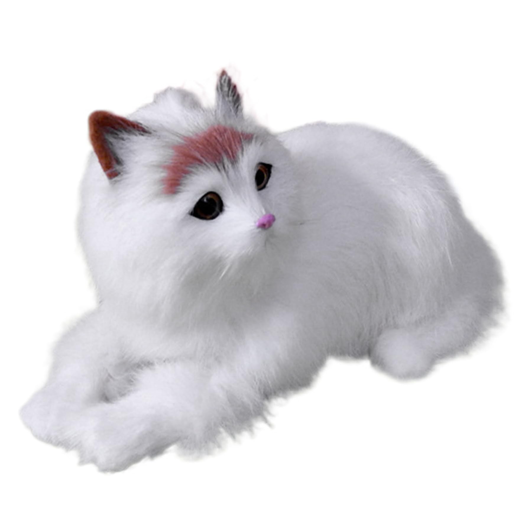 Gatto Realistico, Gatto di Peluche da 11, 4x6, 3 Pollici, Animale di Peluche da Compagnia, Animale Realistico, Giocattoli interattivi per Bambini Stile 1