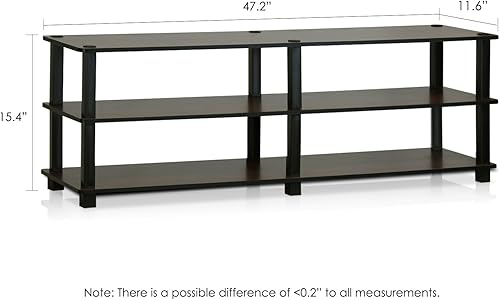 Miniatura 2 de Soporte para zapatos FURINNO 13080EXBK de 3 estantes de tubos expressonegro