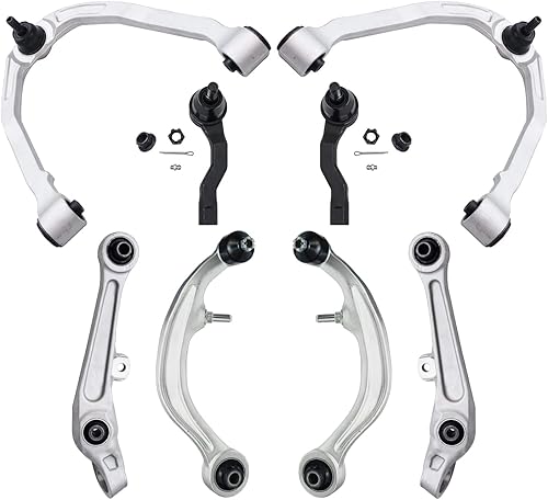 Miniatura 100 de Detroit Axle - Kit de suspensión frontal de 8 piezas para Chevy Aveo Aveo5 Pontiac G3 Wave Wave5 Suzuki Swift+ 2 brazos de control inferiores con