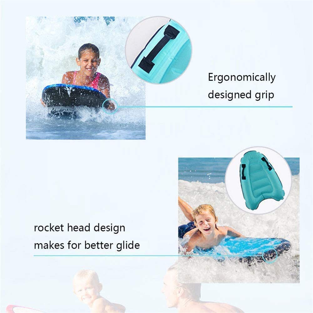 Kid Outdoor Aufblasbare Surfbretter Tragbare Bodyboards Sicheres Licht Einfach Tragen Lernen Schwimmen Paddel Surfen Wassersportgeräte für Kinder Kid Frauen Männer