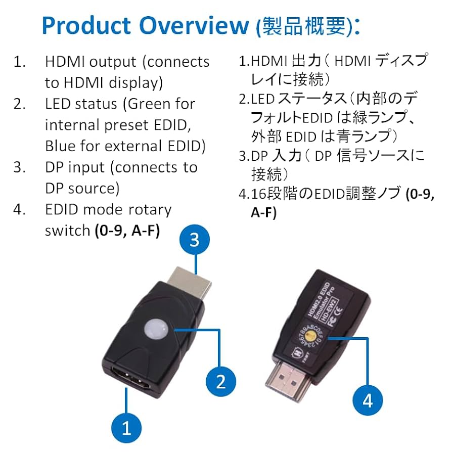 THWT 8K DP - HDMI EDIDエミュレータ 61bQUrmSrFL._AC_SY200_QL15_.jpg