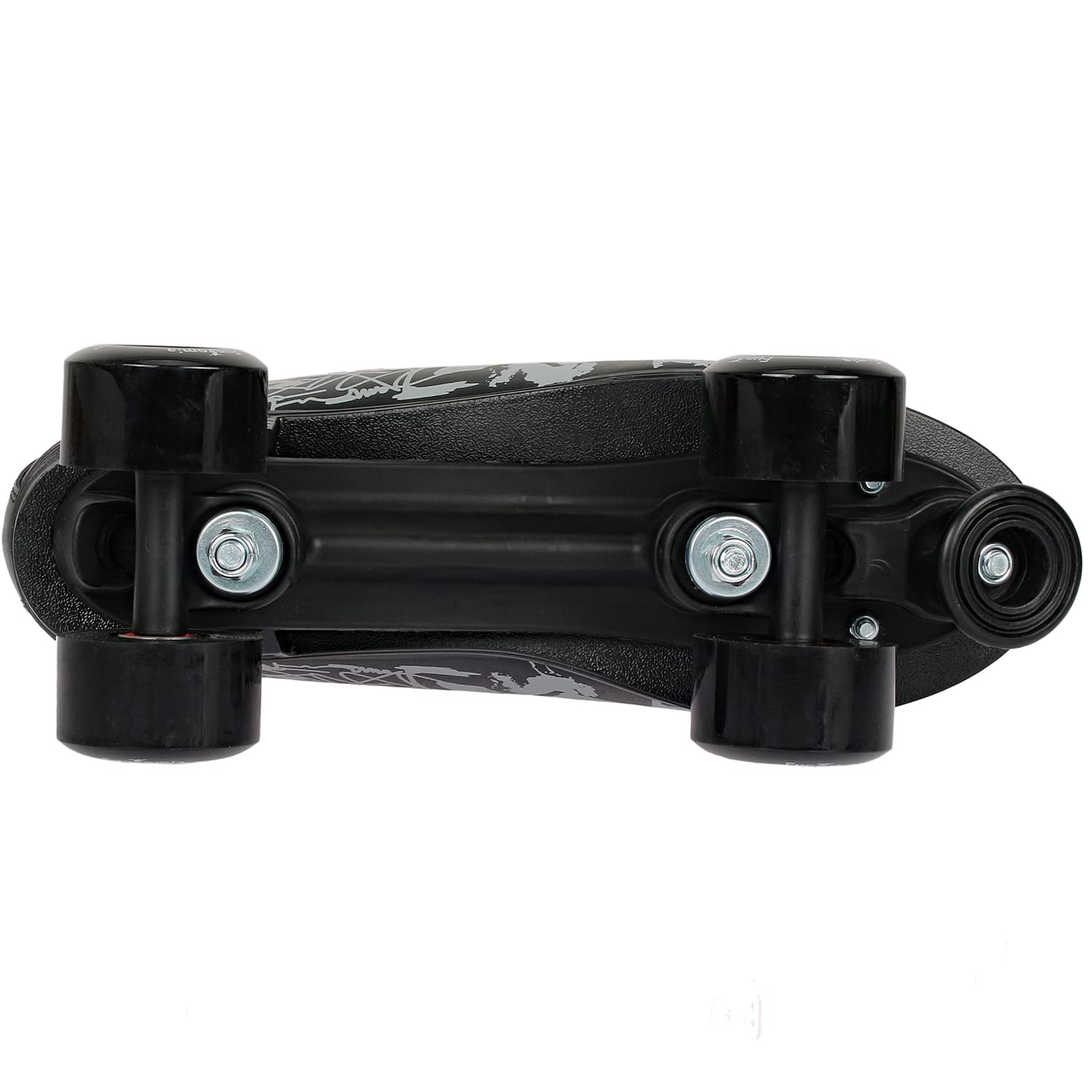 FunTomia - Patines 4 Ruedas de Discoteca en Tallas 30 a 44, para Interior y Exterior (36, Negro)