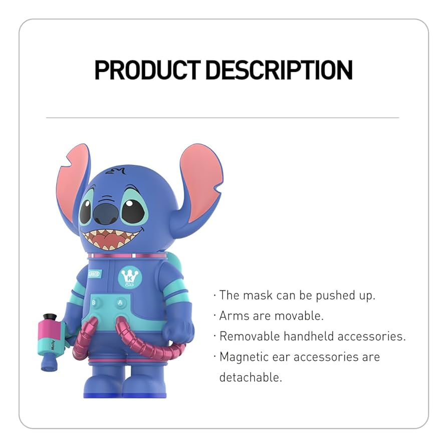 MEGA SPACE MOLLY スティッチ フィギュア1000%　おまけあり MEGA SPACE MOLLY スティッチ フィギュア1000% おまけあり MEGA