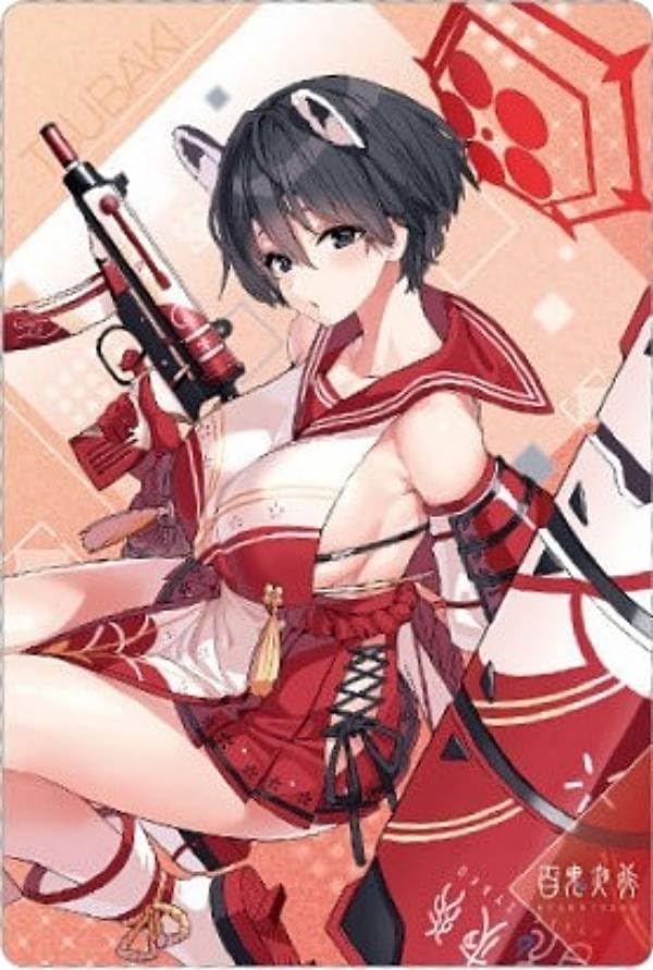 Amazon.co.jp: 【No.11 春日ツバキ (キャラクターカード)】ブルー