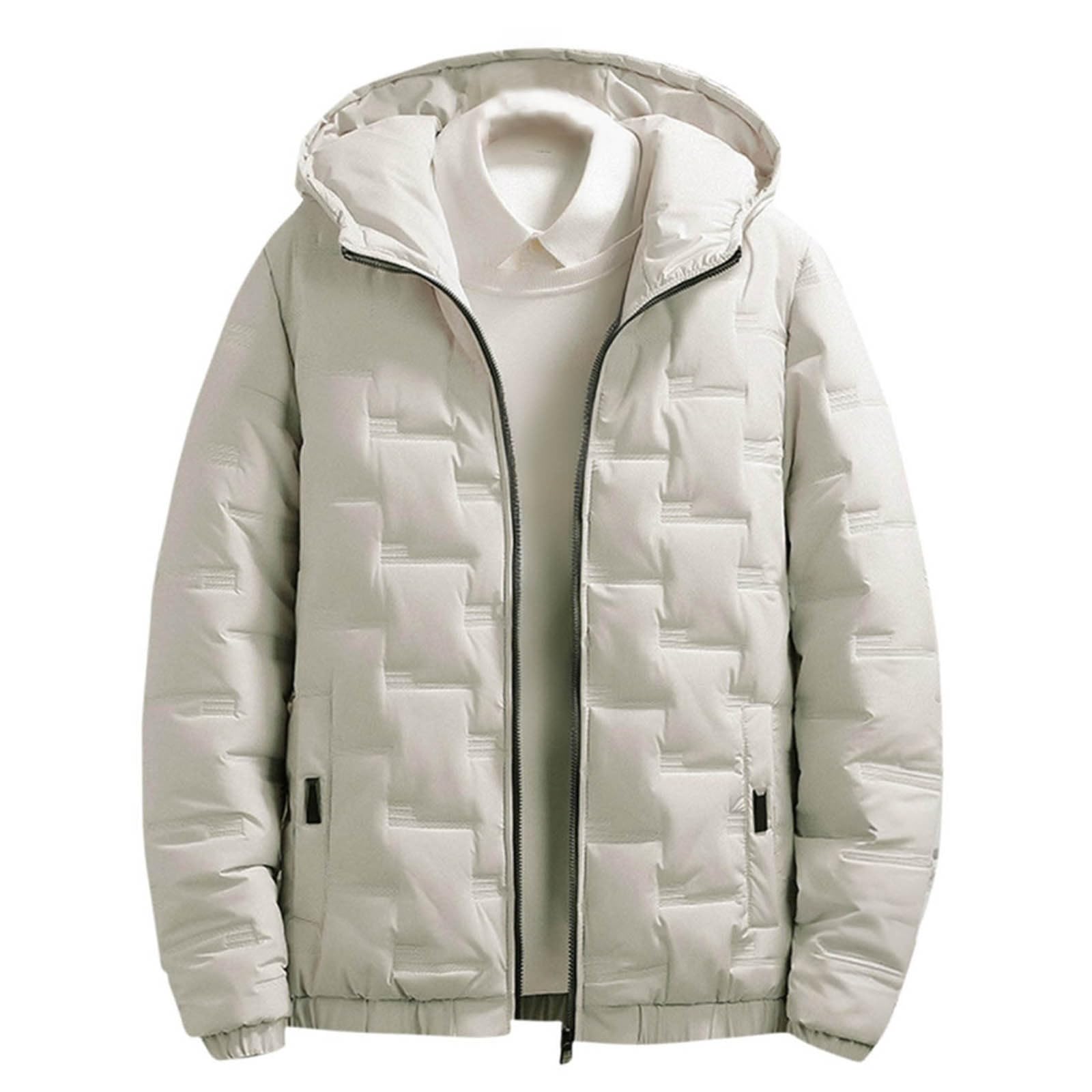 Doudoune Blouson Longues Homme Hiver Chaud Manteau épais