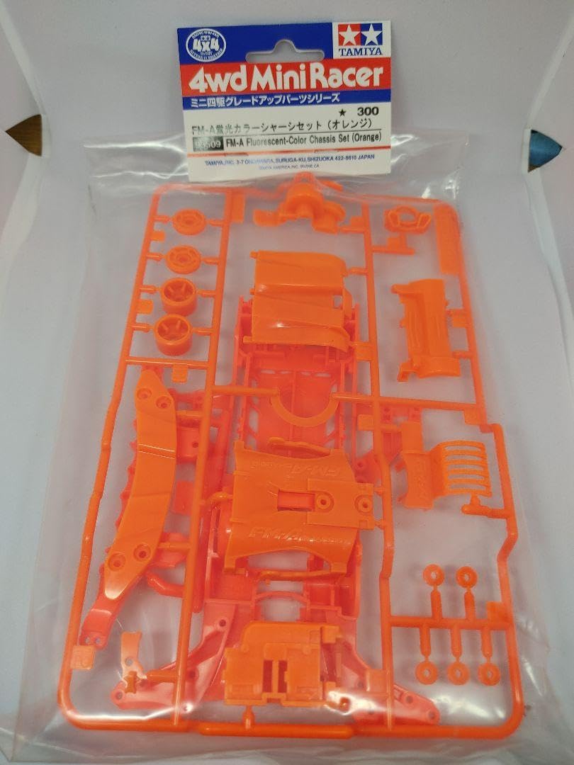 Amazon | ミニ四駆 FMA蛍光カラーシャーシセットオレンジ 通販
