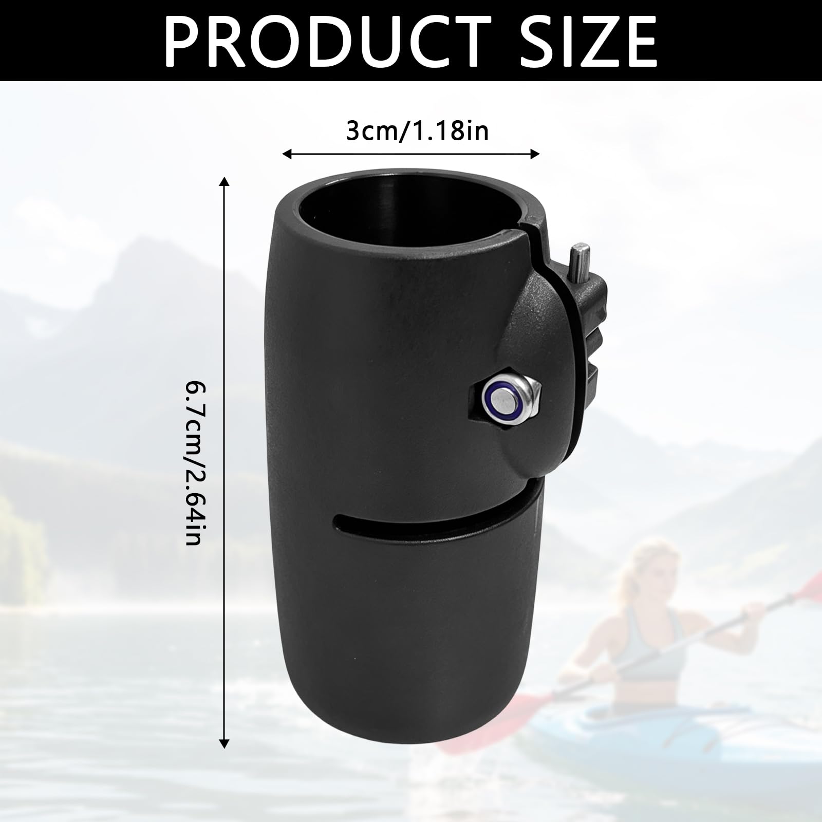 Paddle Morsetto Barche Kayak Fibbia Regolabile