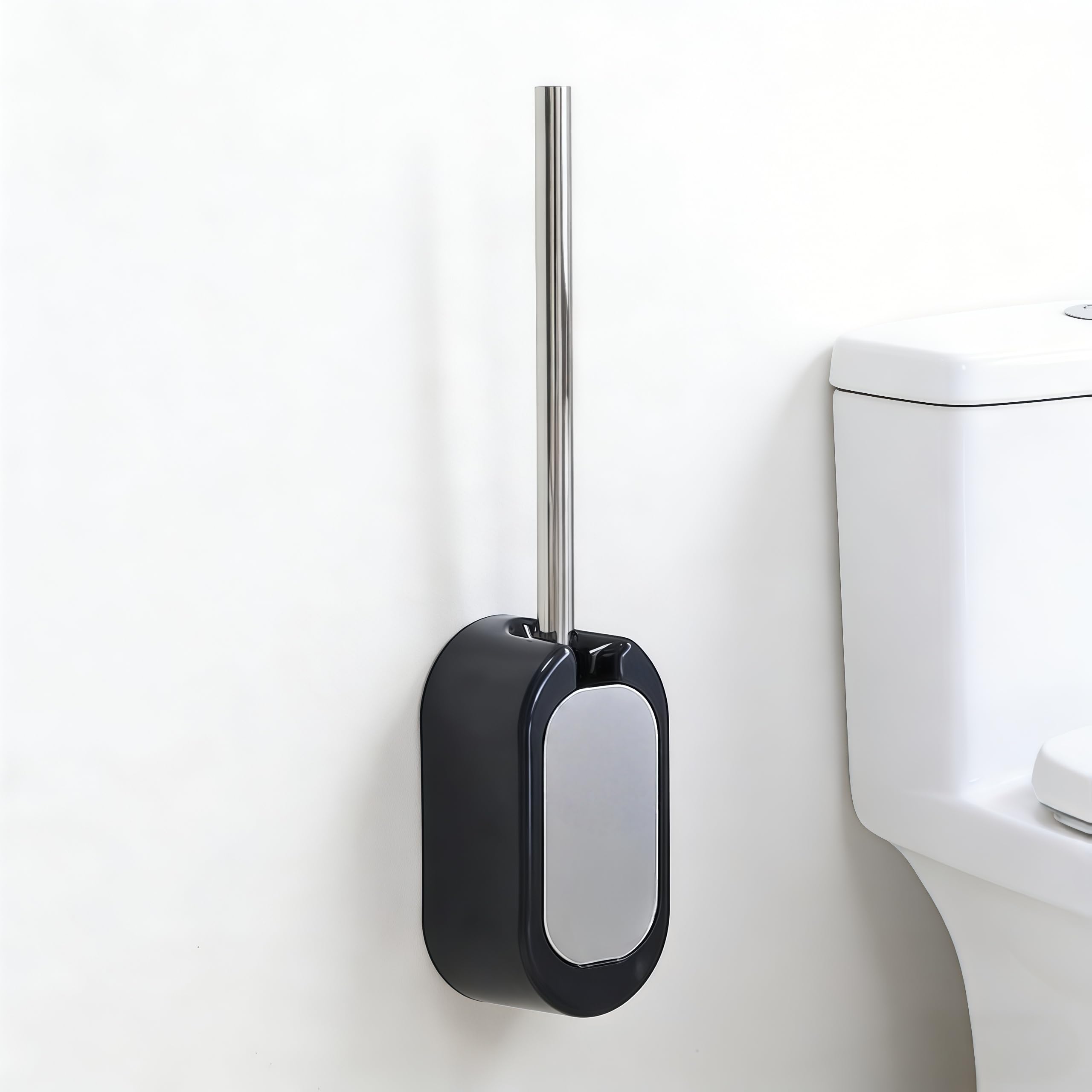 ABS and Stainless Steel Toilet Brush Set
