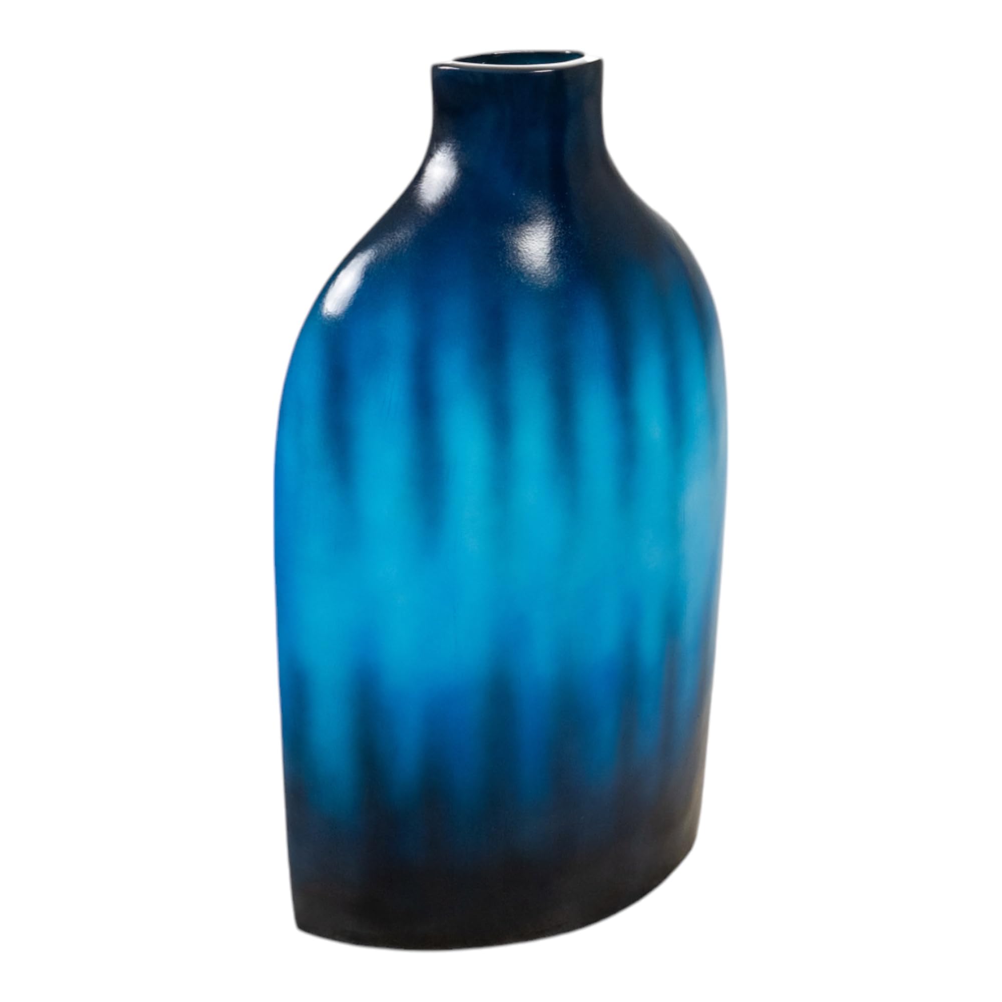 JARRON CERAMICA AZUL FORMENTERA