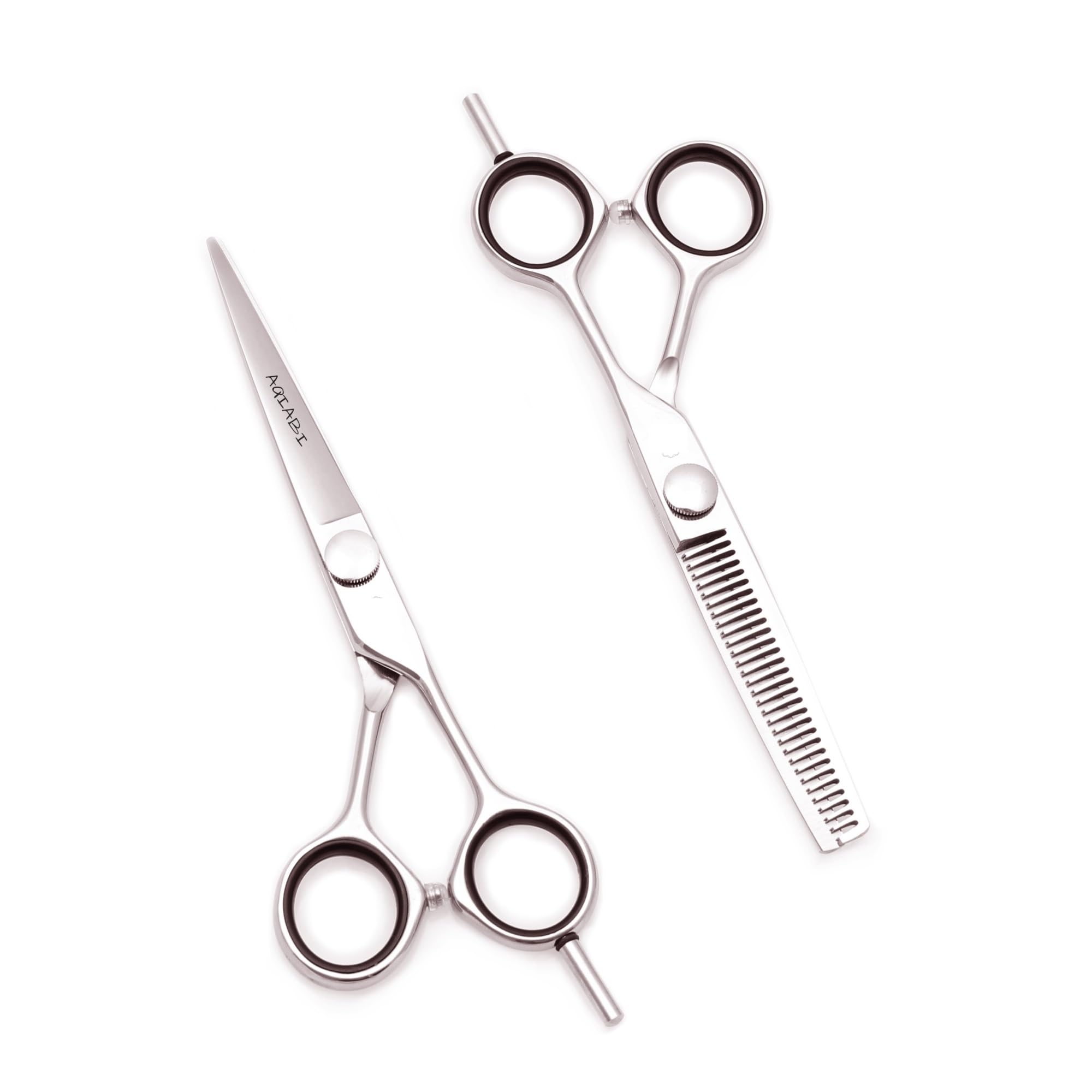Tijeras de peluquería Tijeras de peluquería profesionales 5, y 7 pulgadas, tijeras entresacar(Color 5)