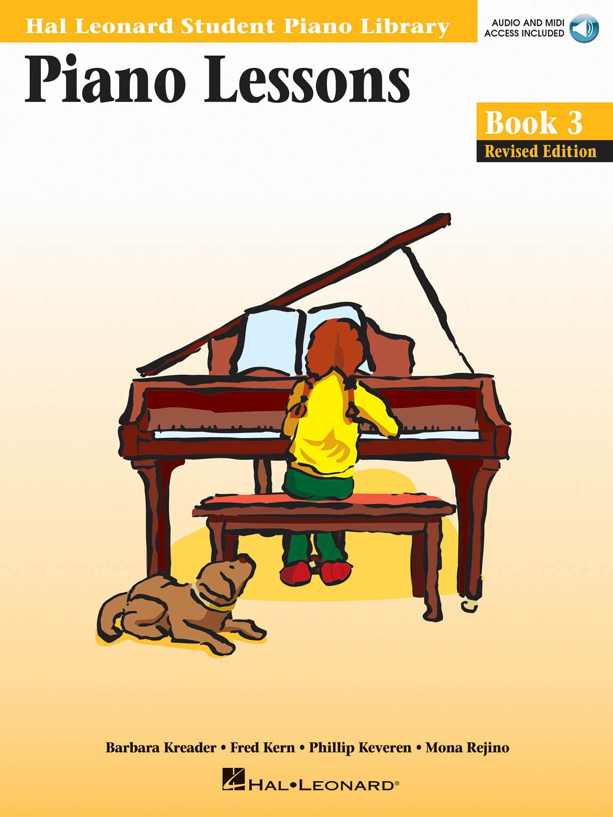 Piano Lessons Book 3  & Audio Hal Leonard Student Piano Library (Book)