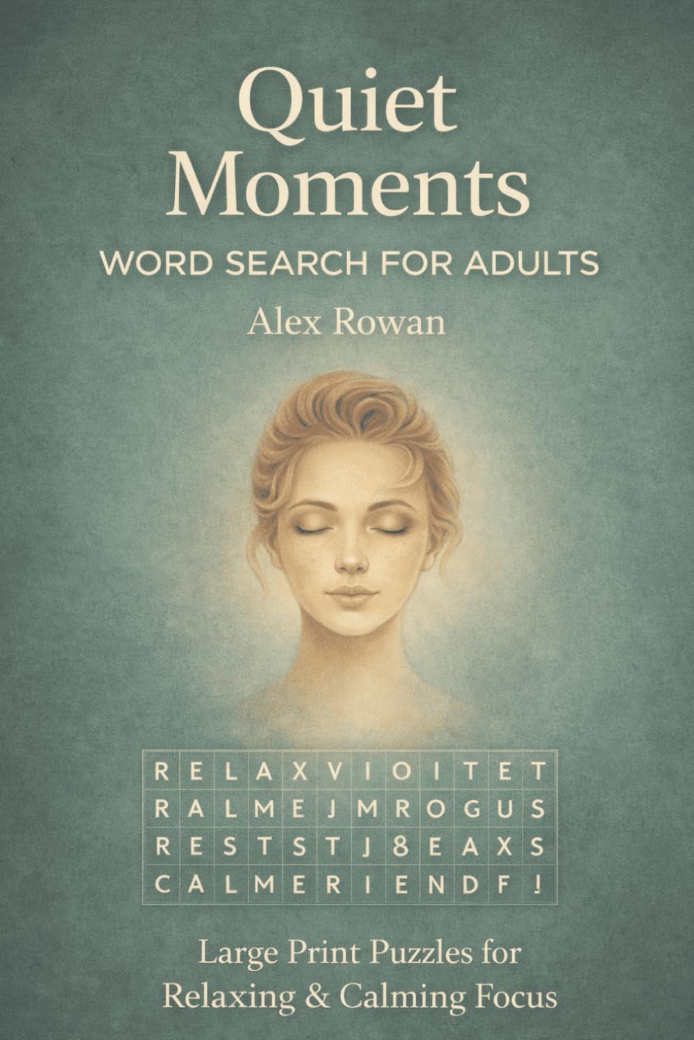 QUIET MOMENTS WORD SEARCH FOR ADULTS: 54 Large Print Word Search Puzzles for Calm Focus and Relaxation (Everyday Grid Puzzle Series)