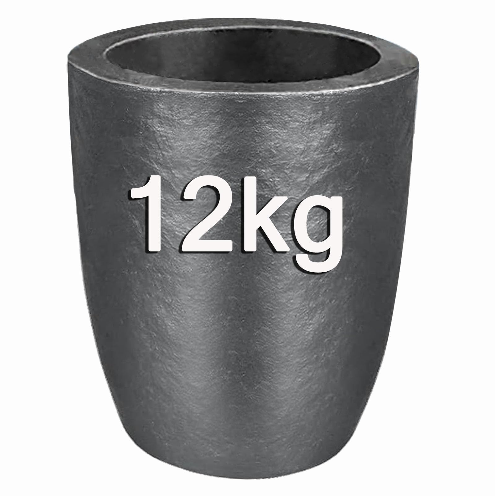12 kg Graphittiegel, Gießerei, Ton, Tiegel zum Schmelzen von Metall, Schmelzen, Gießen, Verfeinern von Gold, Silber, Kupfer, Messing, Aluminium