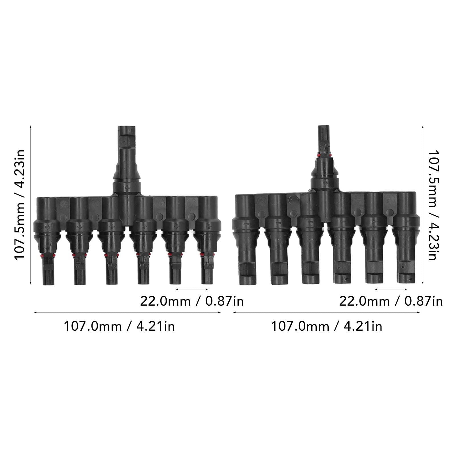 Złącze Solarne PV Męskie żeńskie, 1000 V IP67 4 Mm Obudowa PPO