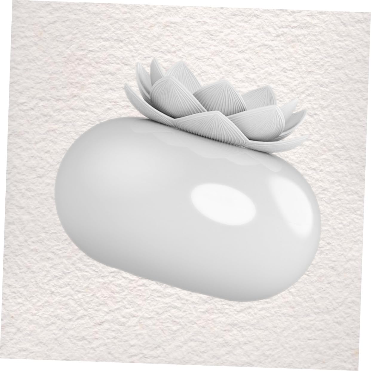 Leiser Aromadiffusor und Luftbefeuchter in Lotusform aus Keramik als Diffusoren für Ätherische Öle im Spa und Yoga für Sanfte Luftreinigung und Angenehmen Duft
