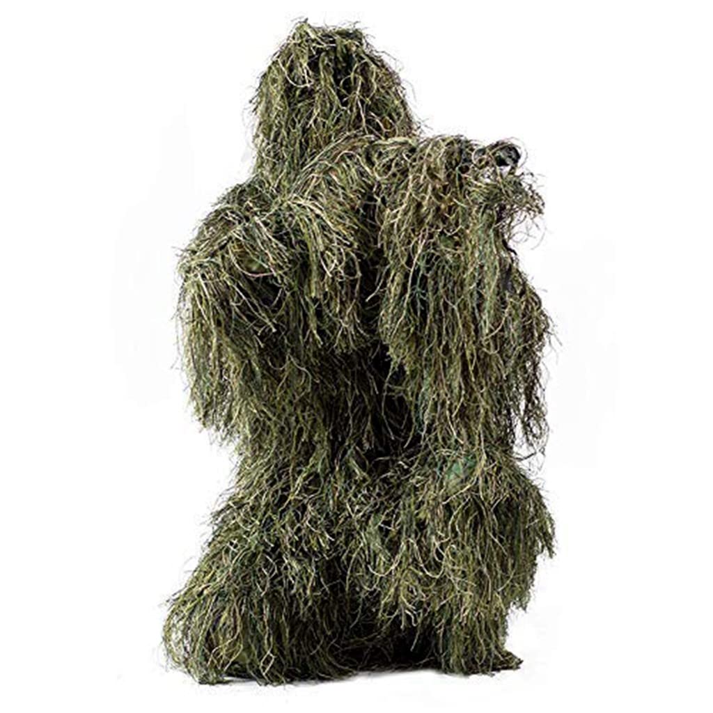 Woodland Camouflage Suit, Tarnanzug Camo Camouflage, 3D Camouflage Jagdbekleidung für Militär, Paintball, Airsoft, Wildlife-Fotografie, Ghillie Zubehör Tarnumhang