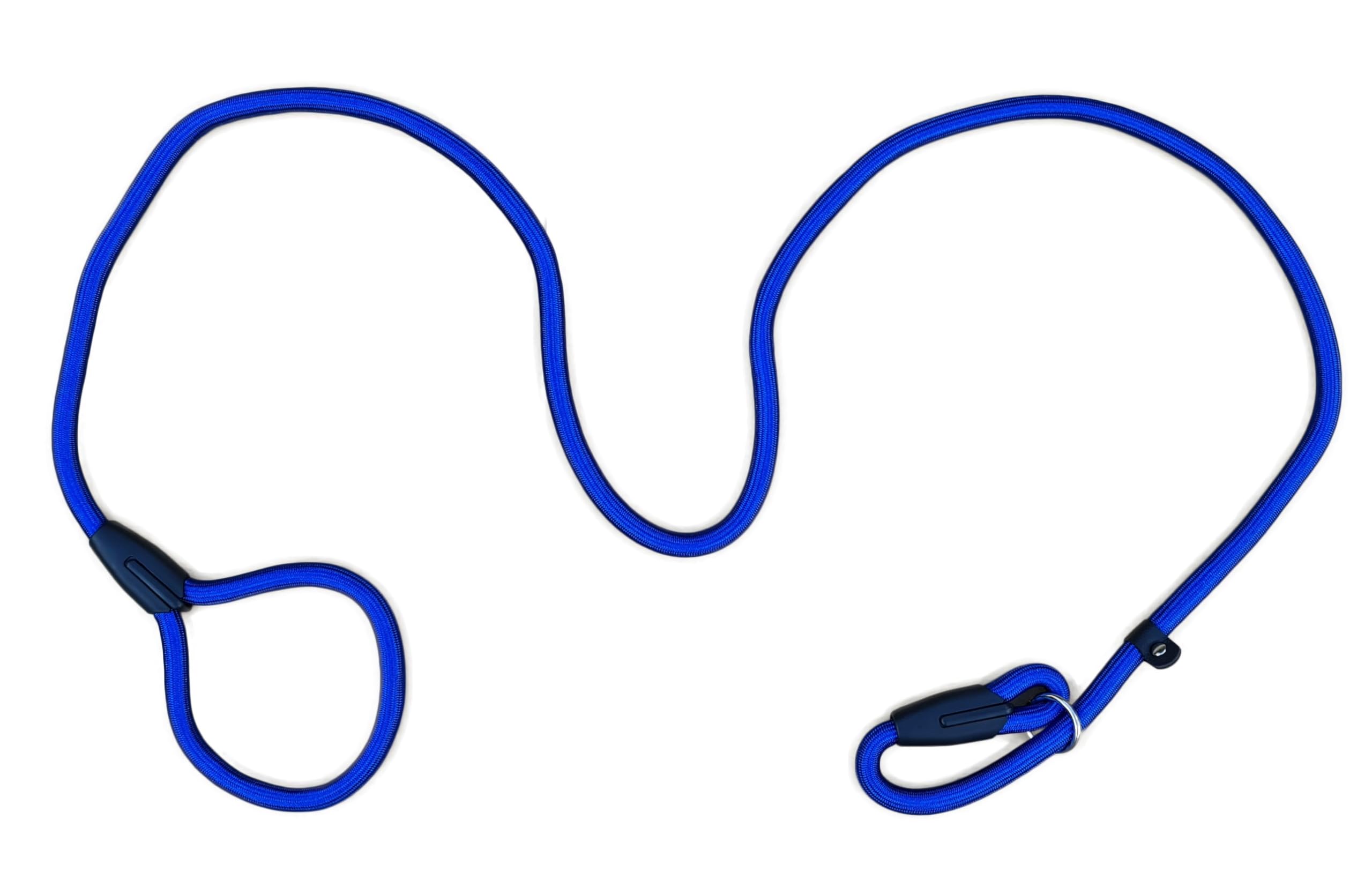 Durable Slip Lead for Dogs, 6ft Rope Leash, 12mm Thick, Adjustable & Anti-Choke Design for Small Medium & Large Dogs