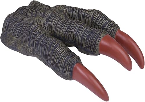 TOYANDONA 1 garra de dinosaurio, garra de velociraptor de plástico realista para juegos de rol de niños (gris)