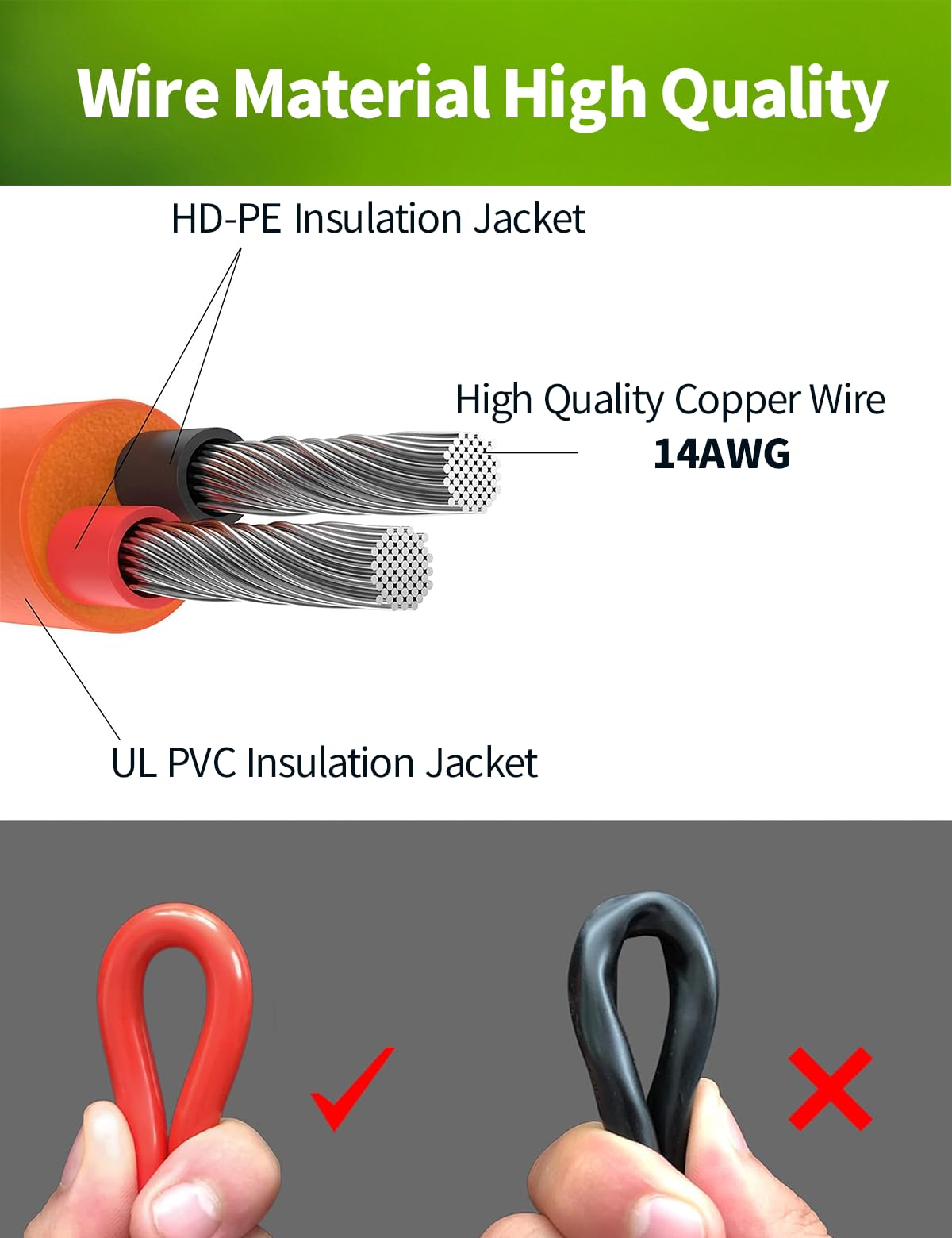 XT60i auf Zigarettenanzünder Kabel, 14AWG 12V/24V Ladekabel für Powerstation & Solargenerator – Kompatibel mit ECOFLOW, Anker, DJI – 2m Verlängerungskabel für Auto, Wohnmobil