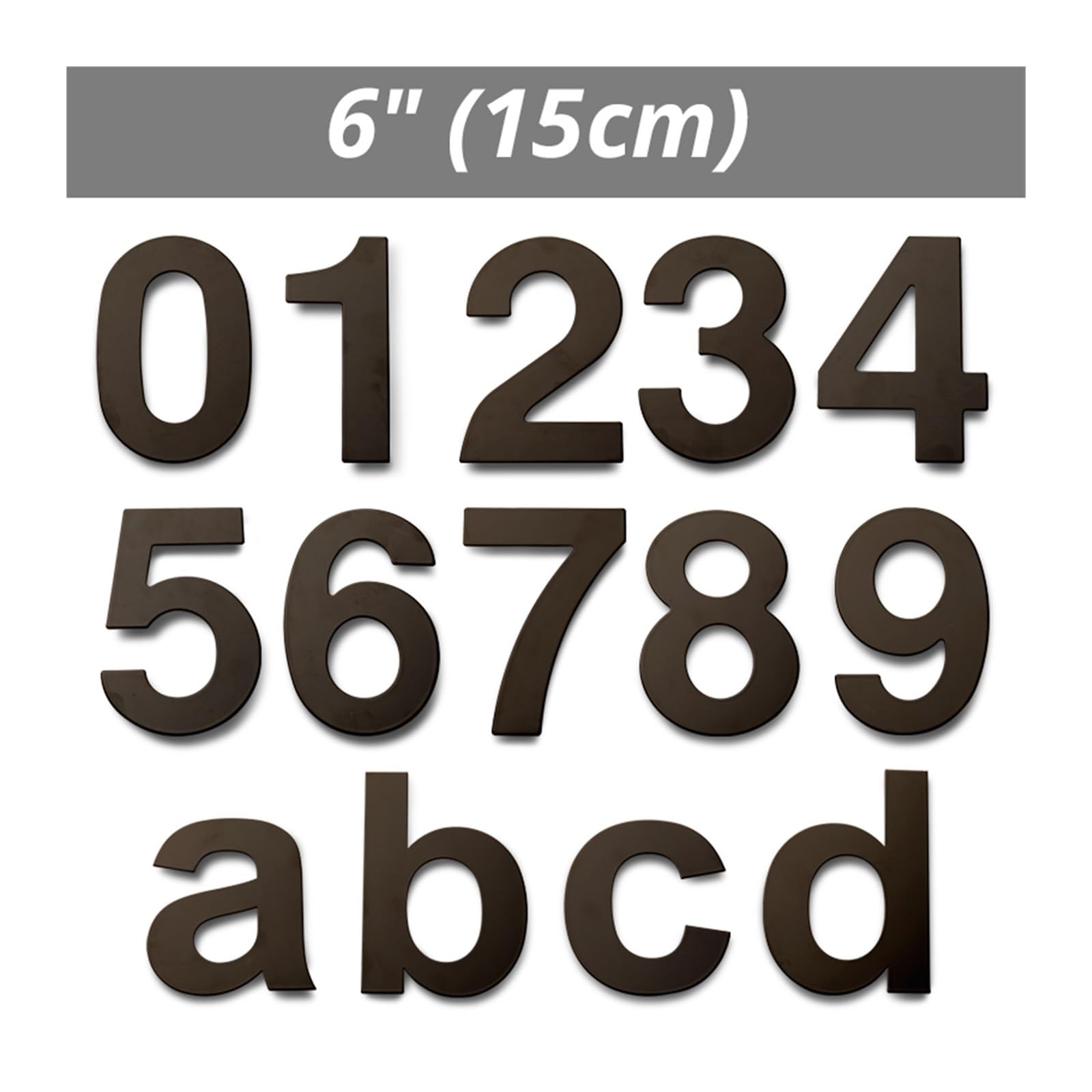 Numer domu Adres Czarny 304 Stal nierdzewna 15/20/30cm(C,20cm)