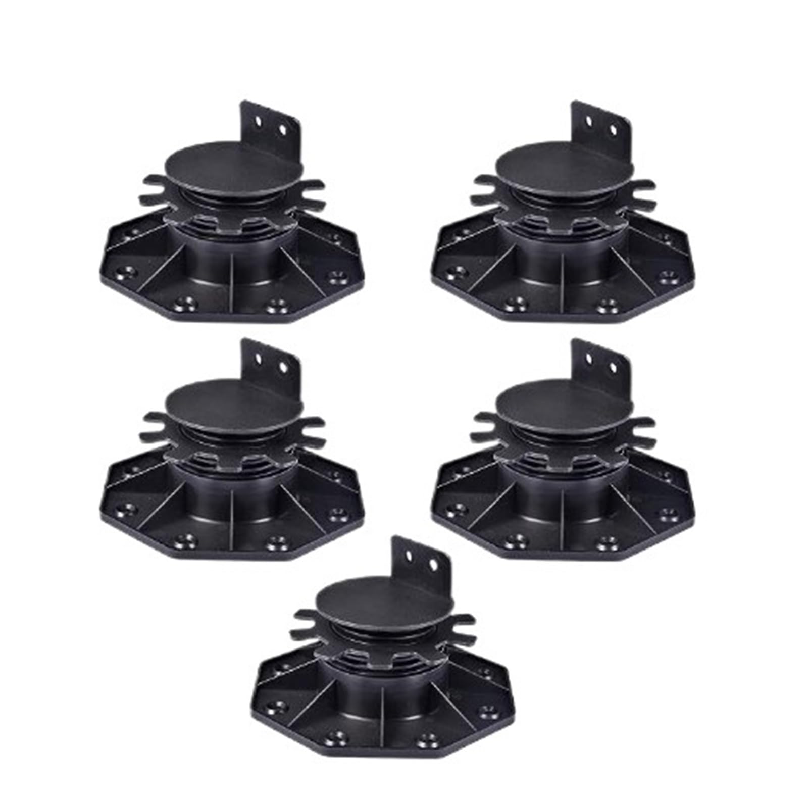 Terrassenständer, Deck Support Pedestals Height Adjustable Multiple Sizes 5 Pcs(30 60mm)