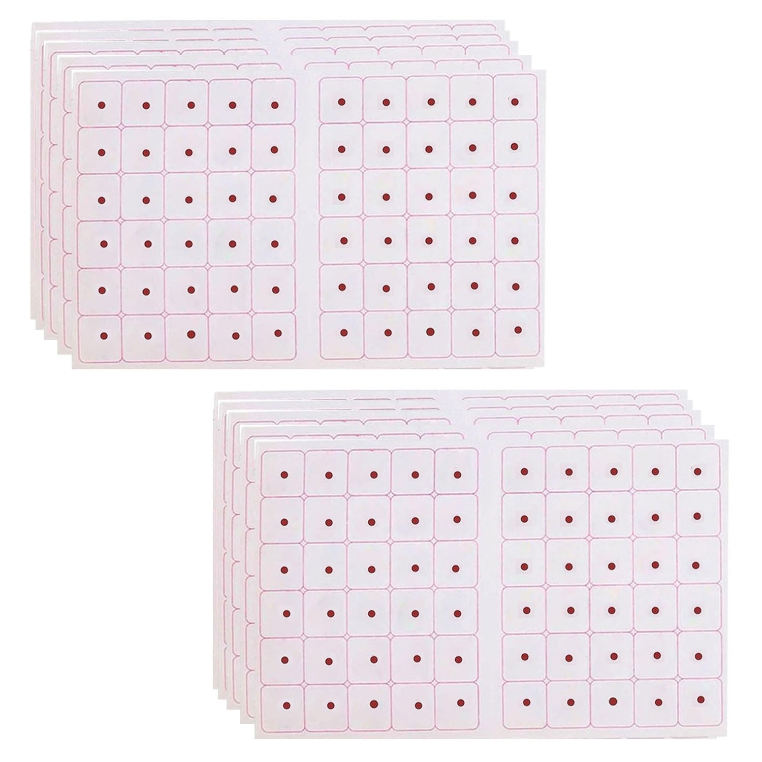 VAMA Fashions 10 Cards 2mm Plain Forehead Bindis Round Tikli Stickers Kumkum Sindoor Bindya Bindi Card Set for Women & Girls (Maroon Kumkum Bindi)-image-22
