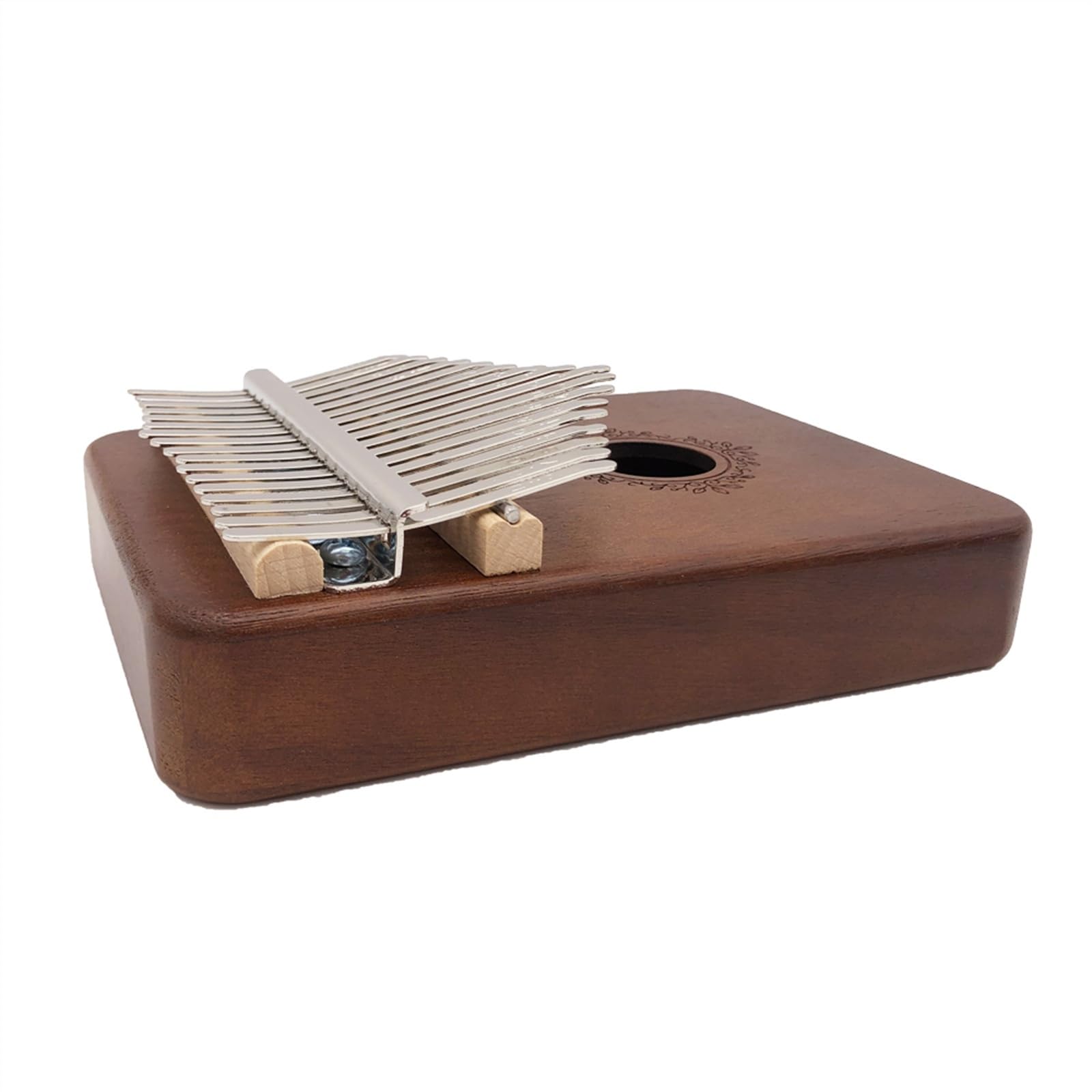 17 Teclas Kalimba Pulgar Piano Madera Maciza Caoba Kalimba Kits Con Martillo Bolsa De Tela Paño De Limpieza Kalimba Piano de Pulgar (Color : 02)