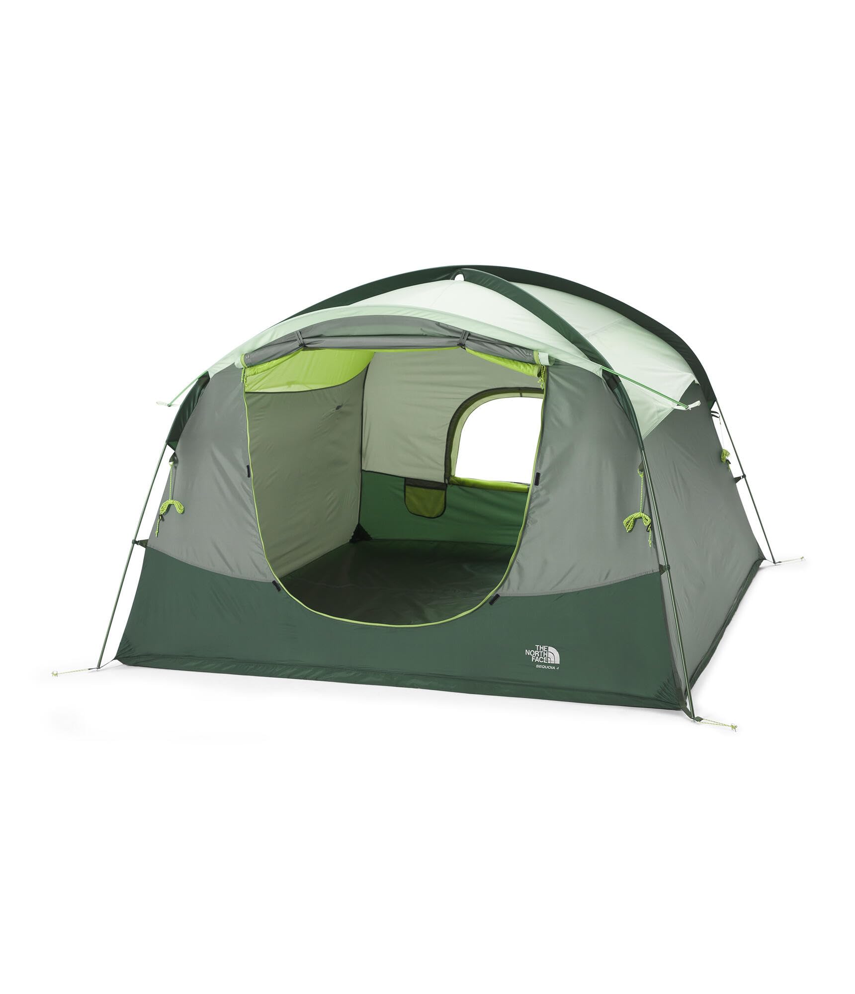 THE NORTH FACE Sequoia 4 WP 4-Person Camping Tent, Agave Grn, OSFA | Four-Person Waterproof Camping Tent, Spacious & Easy to Set Up, 2 Zipper Doors