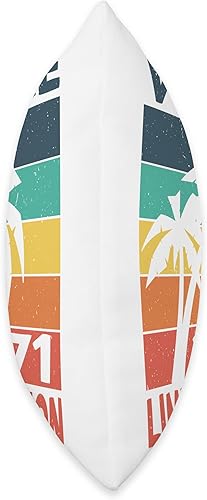 Miniatura 2 de Vintage 1971 Birthdate Limited Edition Sunset and Palm Trees Throw Pillow