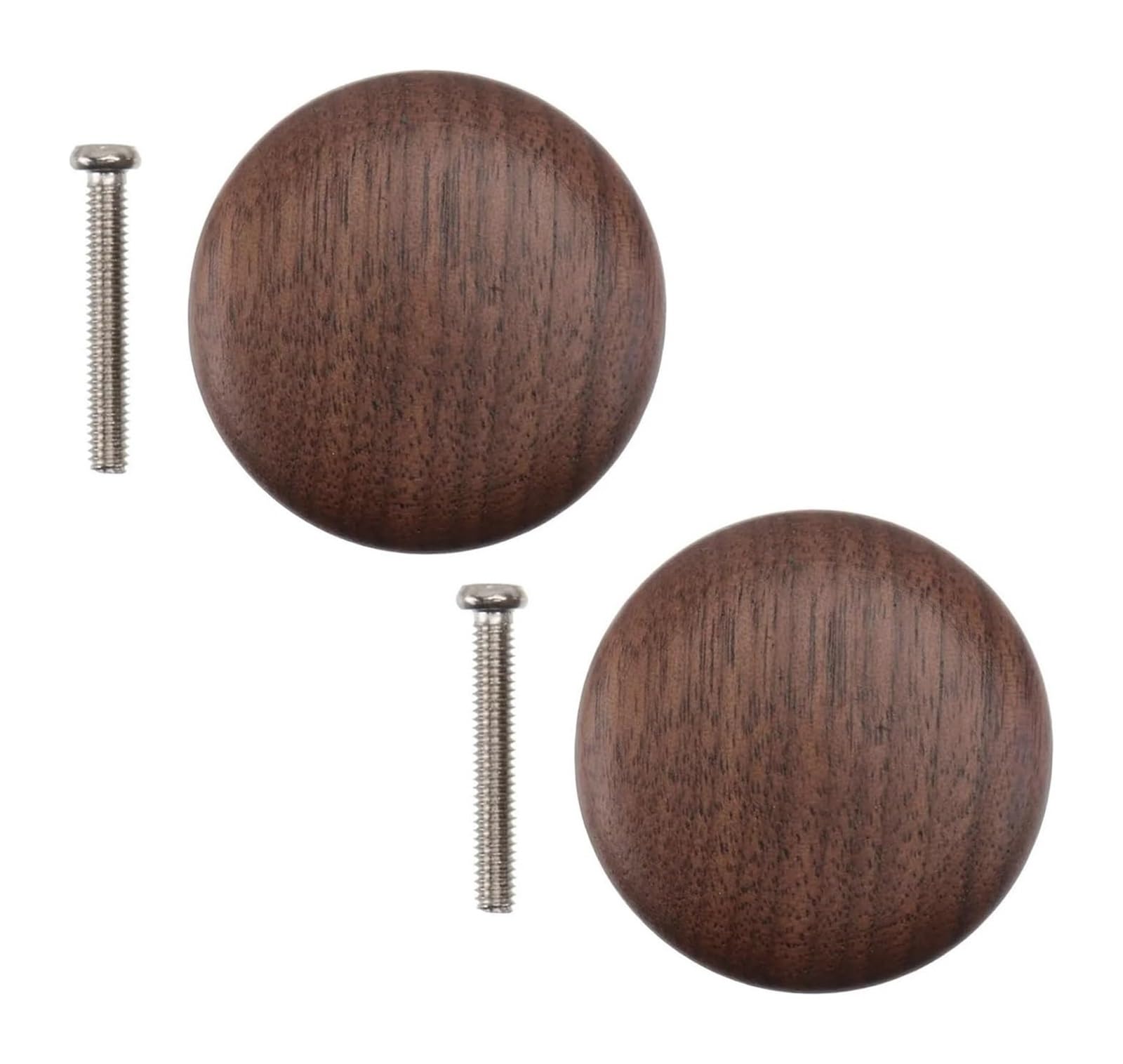 Solid Wood Drawer Knobs Pull Handles 2pcs For Cabinets And Drawers
