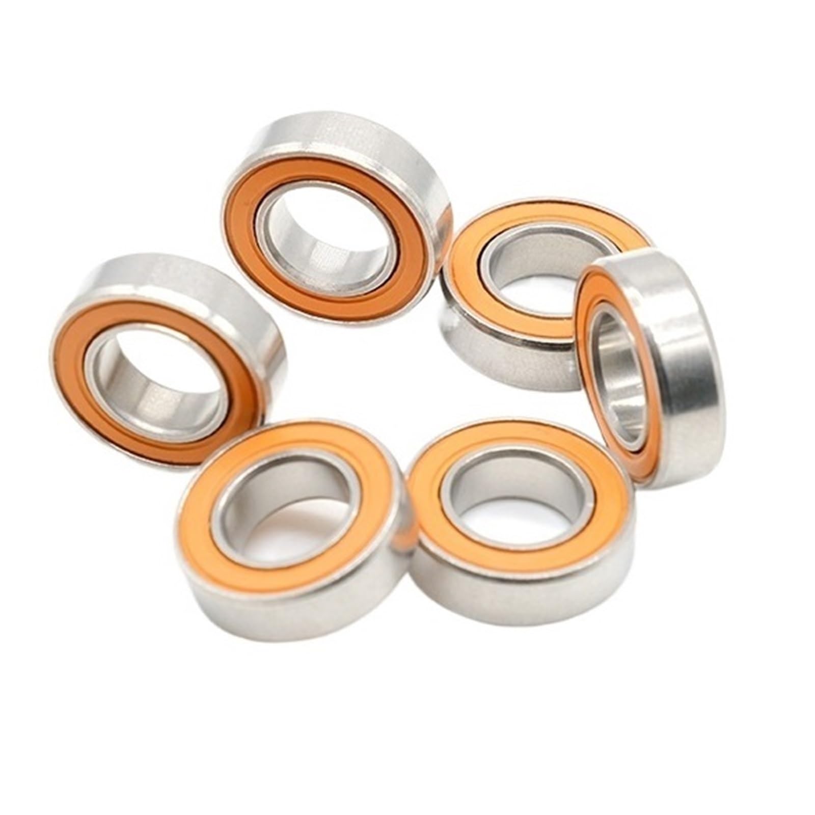 Lot de 10 roulements roue jockey S689-2RS CB LD ABEC-7 9 x 17 5 mm, en acier inoxydable, hybrides, céramique Si3n4