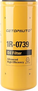 GETOPAUTO 1R-0739 Hydraulic oil filter element Compatible with Caterpillar Excavator CAT 235B 312D 320B 320D 322B 324D 325D 328D 329D 330 M325D M320 M325C W330B Engine 3116 3126 3126B 3304 3306B