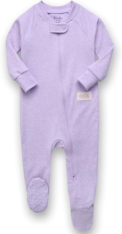 VAENAIT BABY Infant Toddler Boys Girls Modal Cotton Footed Romper One-PIece Outfit Bodysuit Footie 0M-2T