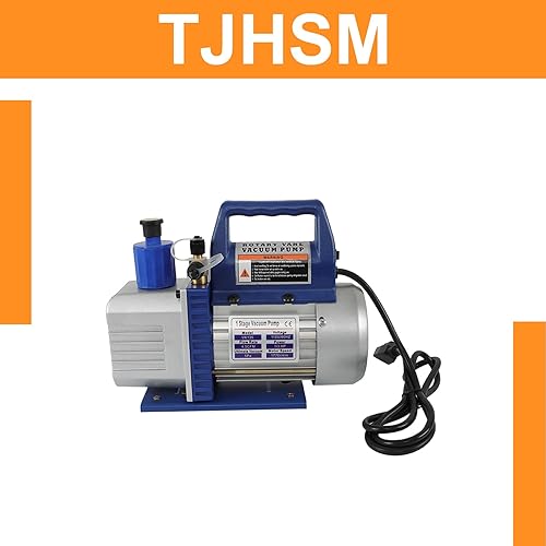 Miniatura 2 de Bomba de vacío de una sola etapa de 110V 13 HP 4.5 CFM con botella para R12 R22 R134a R410a R502