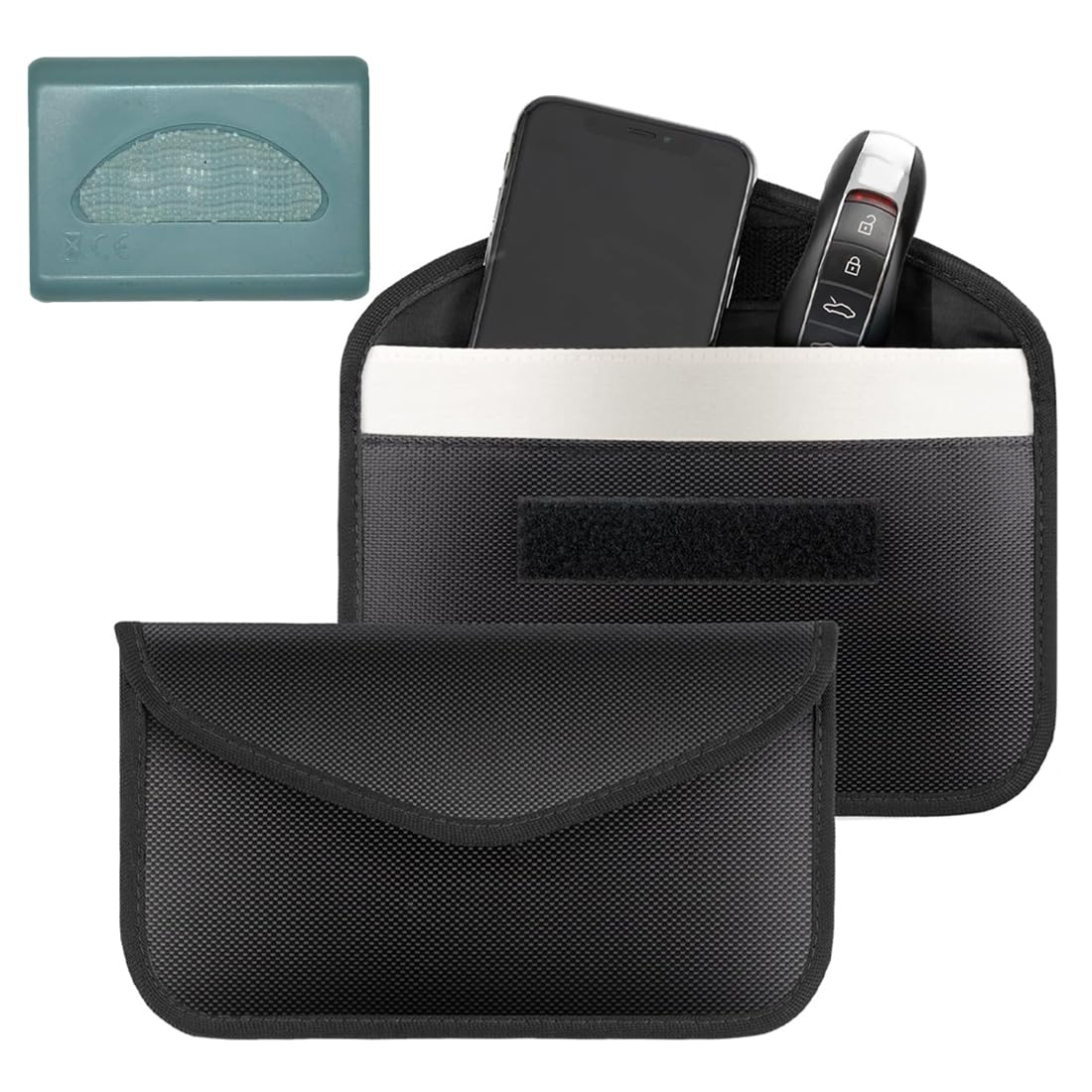 Borsa Anti RFID E Tracking Borsa Faraday Schermante RFID - Blocca Segnali Per Proteggere Carte