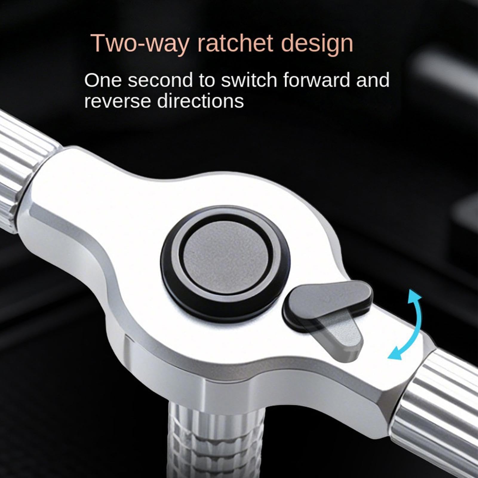 Set Cacciaviti Magnetici A Cricchetto Ergonomico 54-in-1 multipunta | Kit di Riparazione Intercambiabile Per progetti fai-da-te mobili elettrodomestici biciclette computer riparazione a
