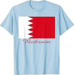 Bahrain Flag Souvenir T-Shirt