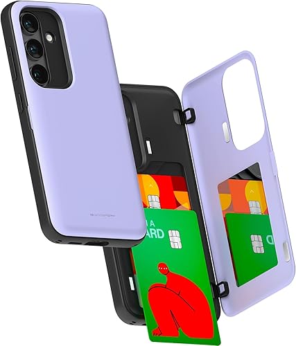 Miniatura 264 de GOOSPERY Parachoques magnético para puerta compatible con Galaxy S23, tarjetero tipo cartera, cierre automático, protección de doble capa resistente