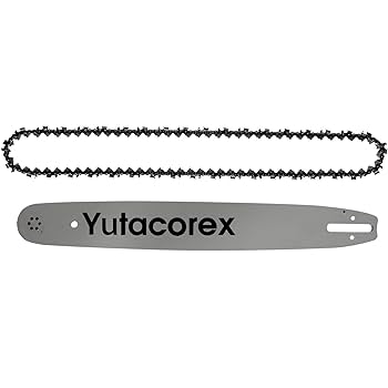 Amazon.com: Yutacorex 24/25inch Chainsaw Guide Bar and Chain