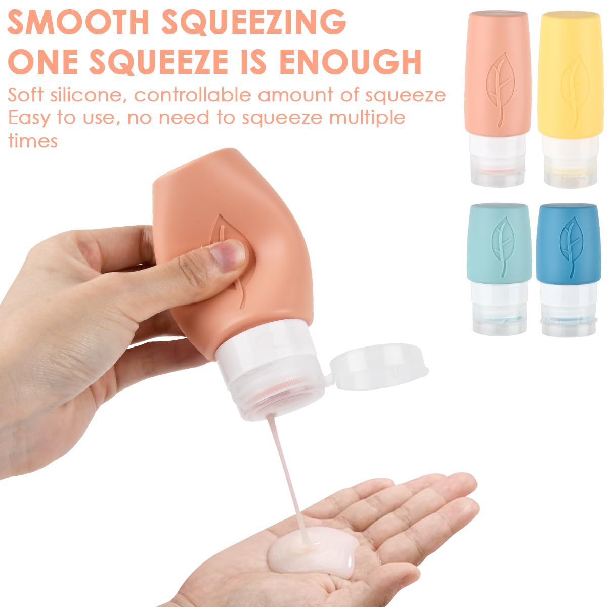 TMBMLPP Travel Bottles for Toiletries 17pcs Silicone Travel Bottle Set - Image 4