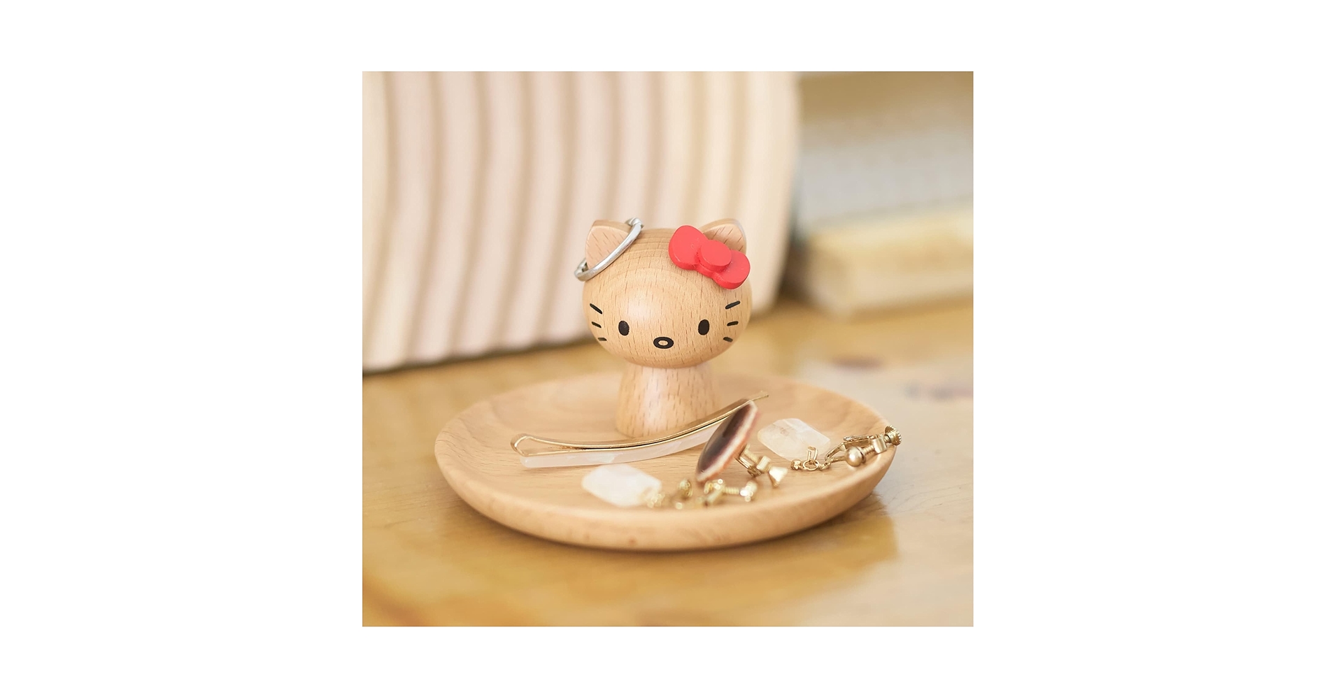 キティ　ハンガースタンド　レア ハローキティ 豆巾着 7（1980）（ハローキティ50周年