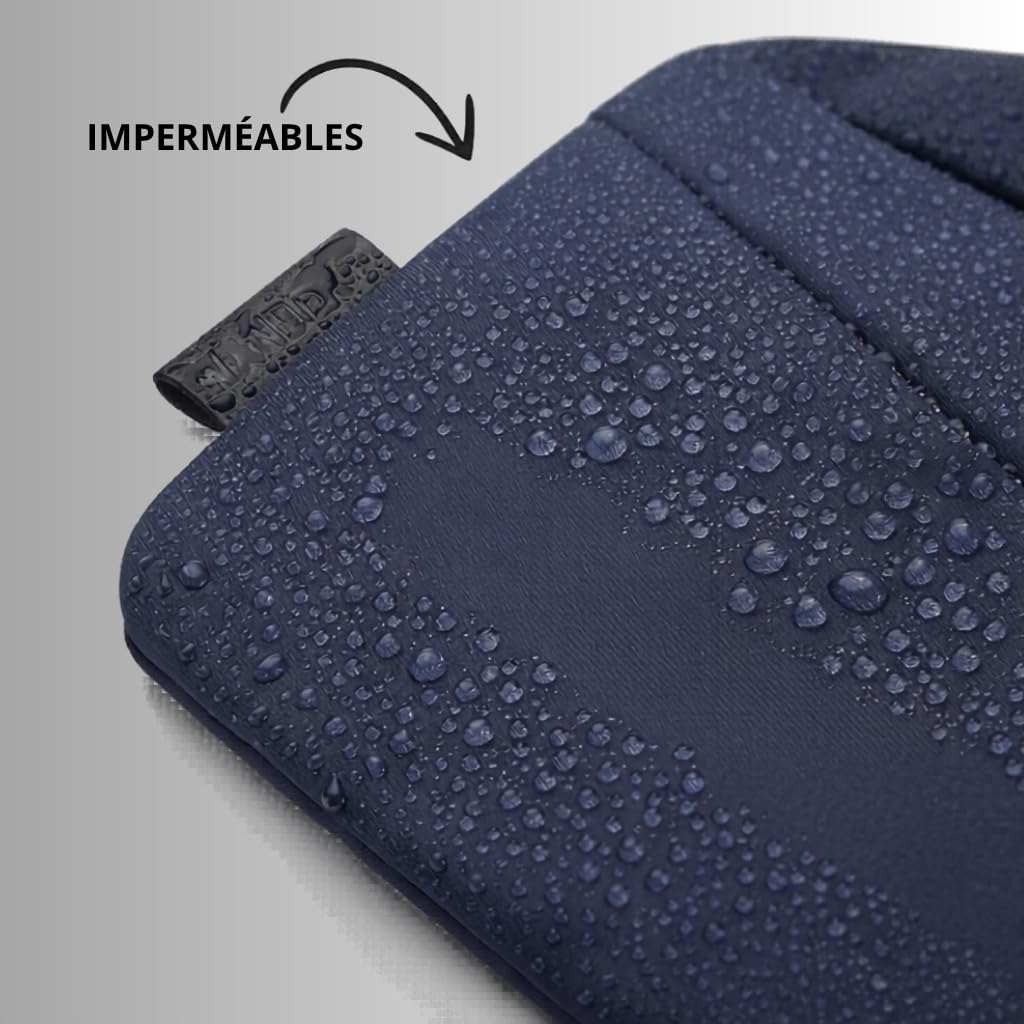 wanroy sac de voyage antivol wanroy+, Sac Banane Antivol Imperméable avec Fermetures Cachées, 3 Compartiments, Poche Téléphone Sécurisée, Bandoulière Réglable, Sac Poitrine Voyage Homme Femme