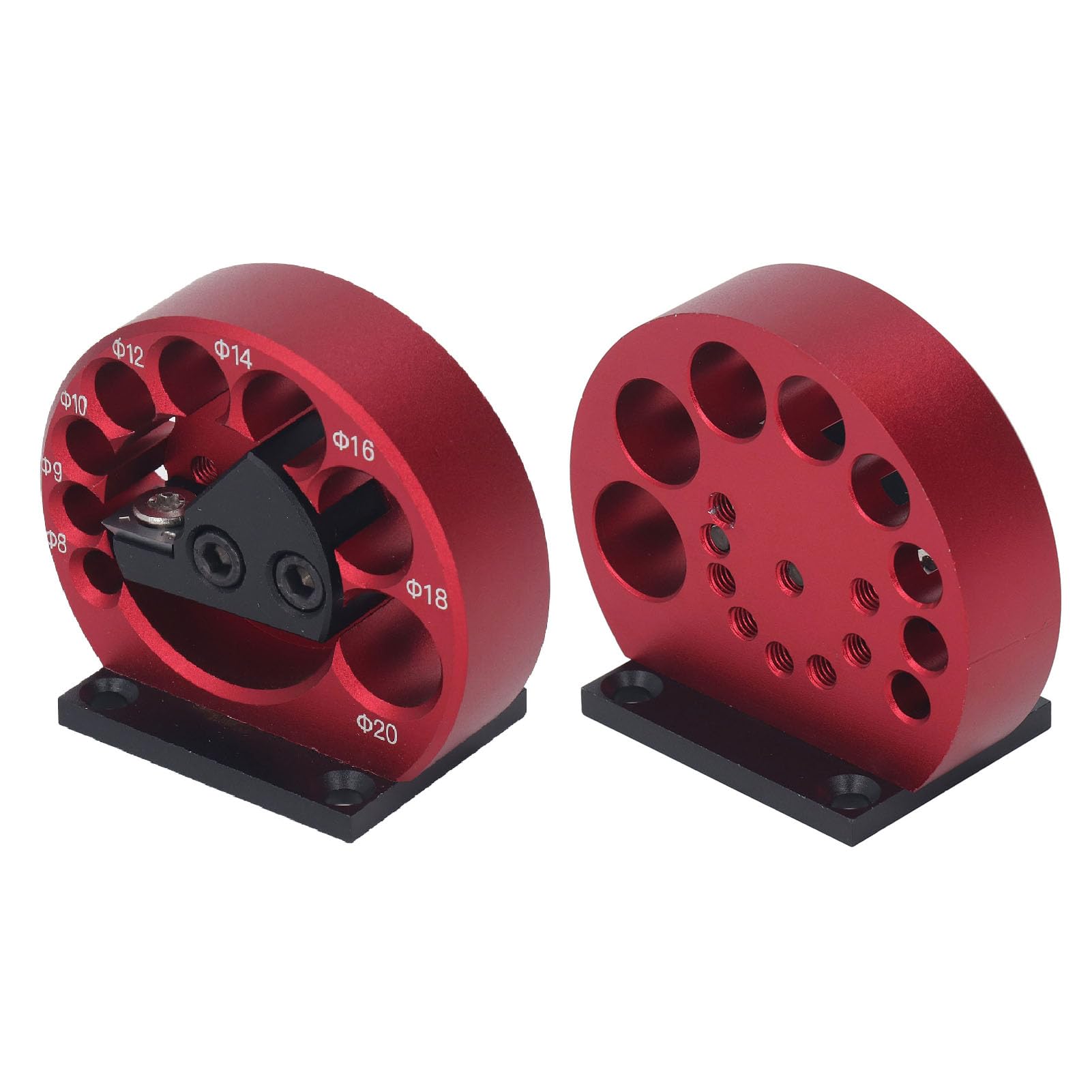 8 to 20mm Dowel Maker Round Aluminum Alloy Body Cemented Carbide Dowel Cutter Plate for Woodworking