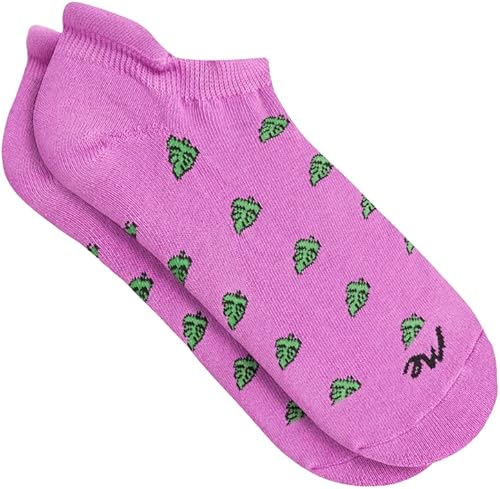 MeUndies Calcetines tobilleros elásticos de algodón orgánico - Tela exclusiva de Tienda