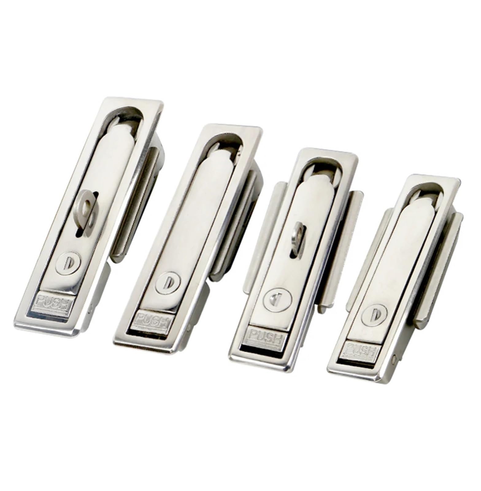Cerradura plana MS713 de acero inoxidable 316 con diseño plano antienganches