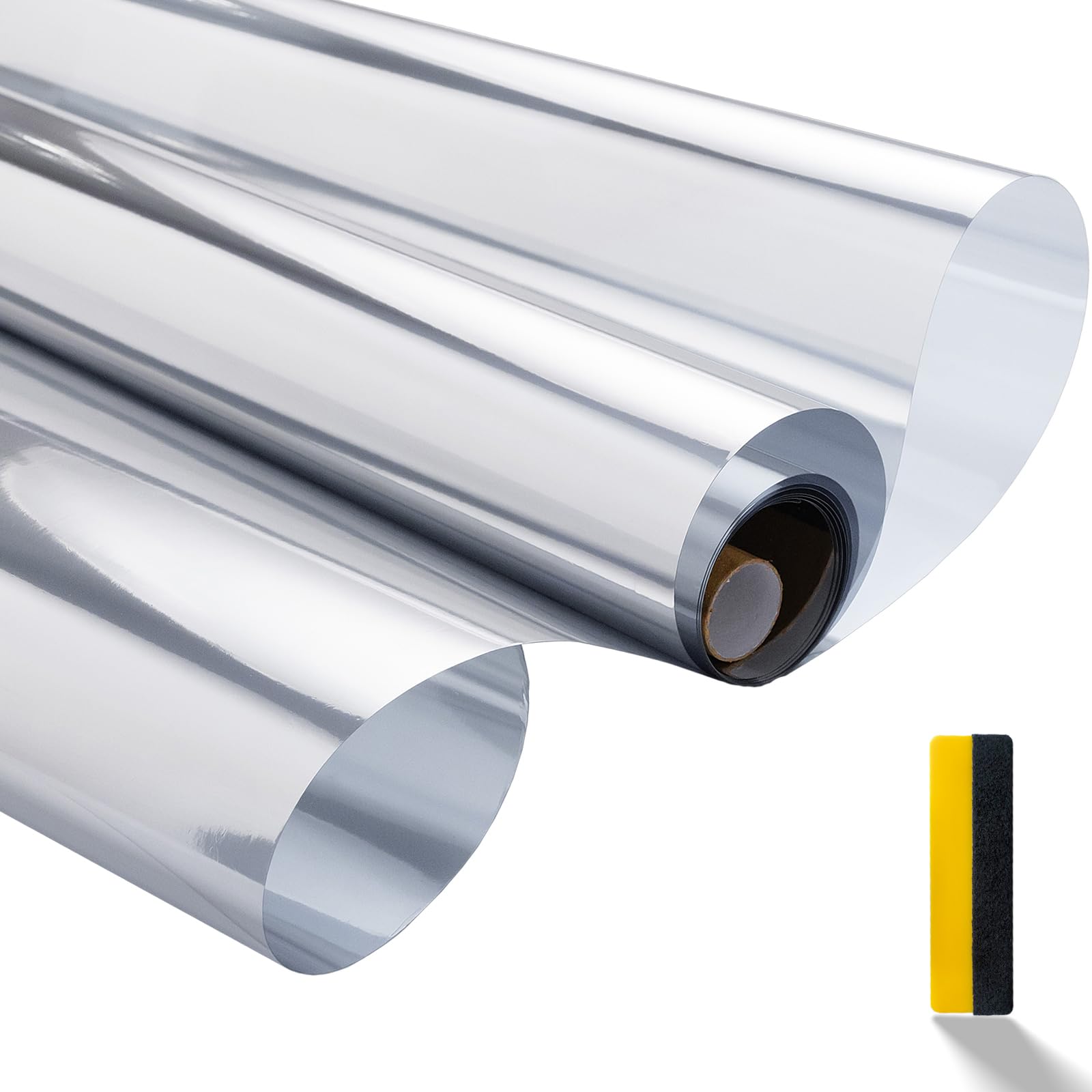 Zindoo Window Film Privacy One Way Clear, Reflective Window Film