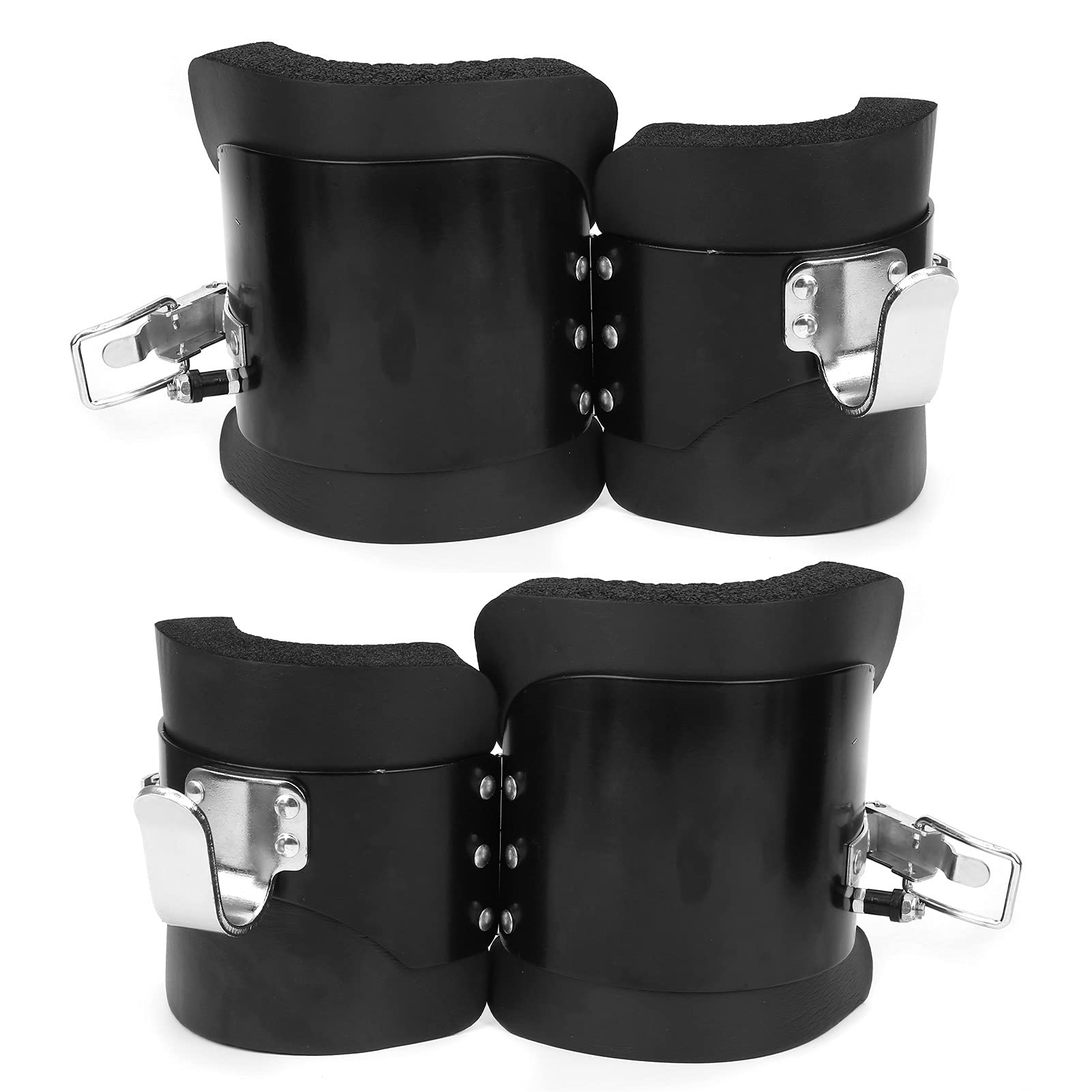 Acouto Pair of Hanging Pull Up Boots Inversion Up Boots for Home Gym Fitness Neck Back Upside Down Shoe Covers Boots Hanging
