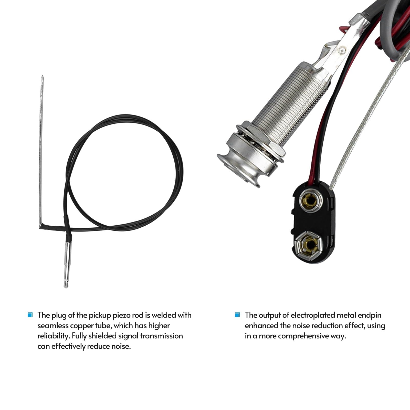 Professionali Pickup per Chitarra Chitarra Acustica Active Piezo Pickup EQ Equalizer Sistema Di Preamplificazione Per Accessori Per Chitarra